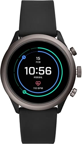 Fossil Men's Sport Metal and Silicone Touchscreen Smartwatch with Heart Rate