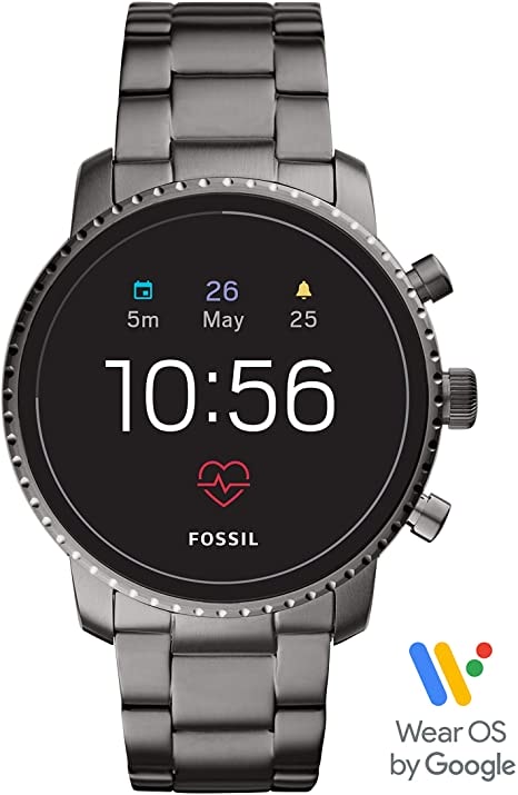 Fossil Men's Gen 4 Explorist HR Stainless Steel Touchscreen Smartwatch
