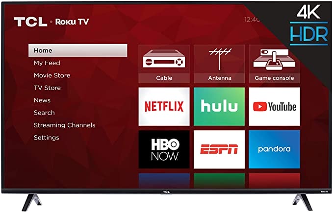 TCL 55S425 55 inch 4K Smart LED Roku TV