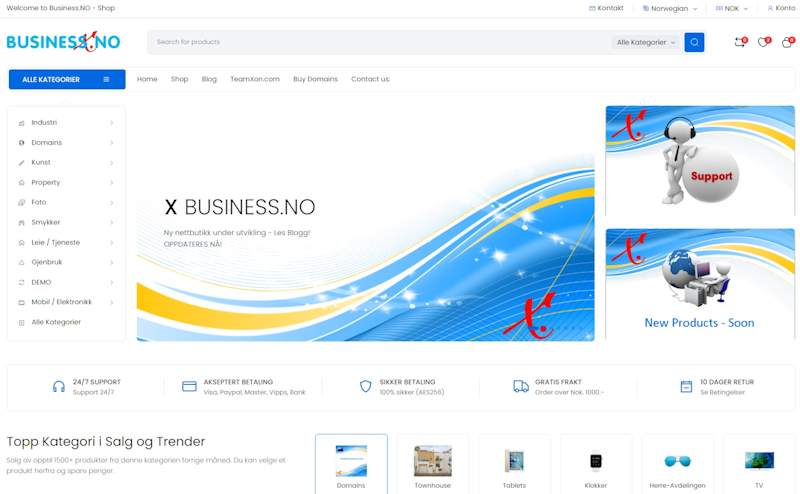 Own Webshop - Like this ?