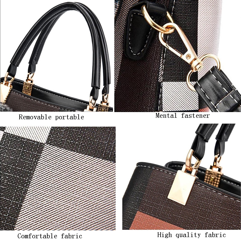 Women Bag PU Leather Handbag for Female