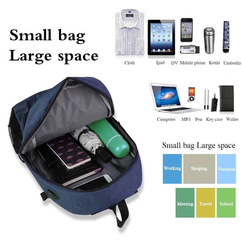 Puimentiua Men Backpack Laptop Bag Brand