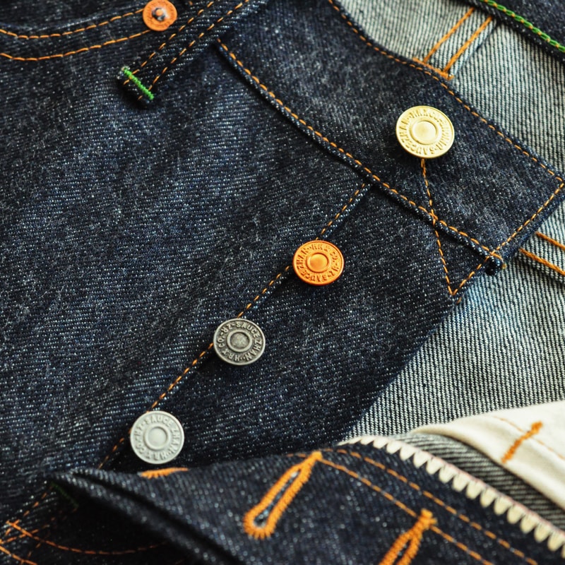 SAUCE ORIGIN 910-CL Selvedge Jeans Raw Jeans Mens