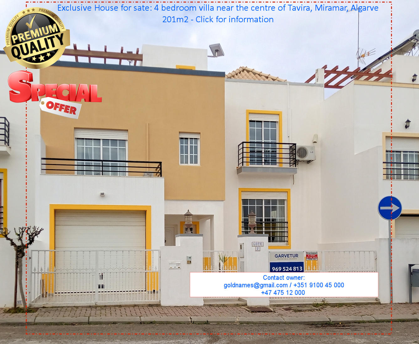 Townhouse for Sale in Tavira - Algarve - Portugal