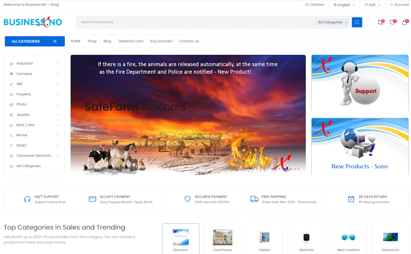 Own Webshop - Like this ?