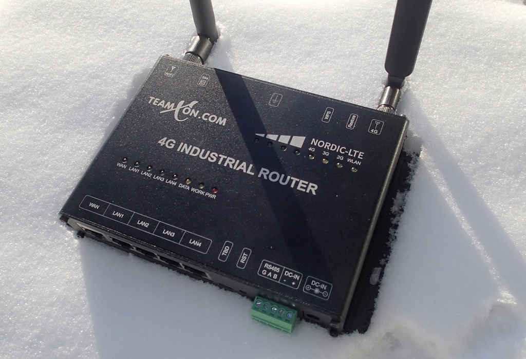 4G Lte - Industrial 5 port WiFi Router