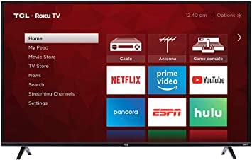 TCL 55S425 55 inch 4K Smart LED Roku TV