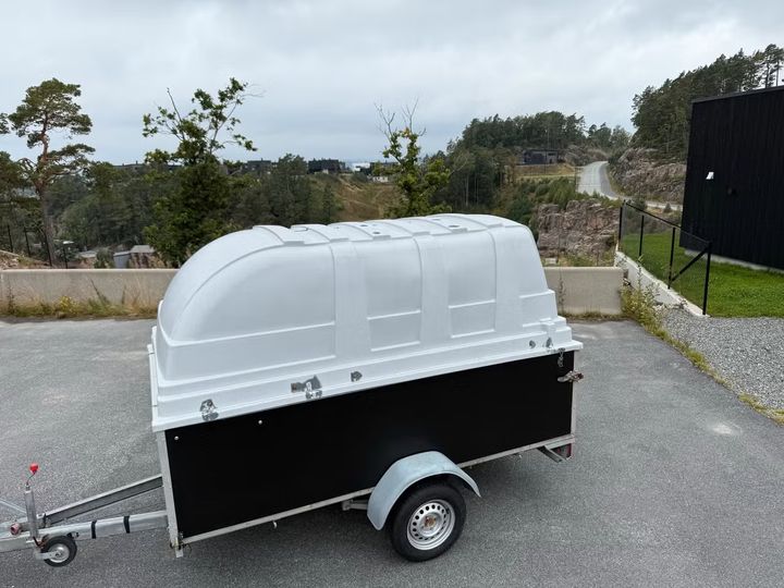 Leie lukket tilhenger