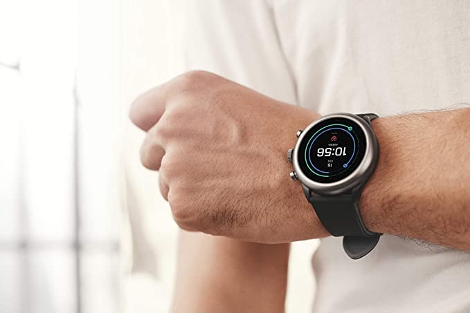 Fossil Men's Sport Metal and Silicone Touchscreen Smartwatch with Heart Rate