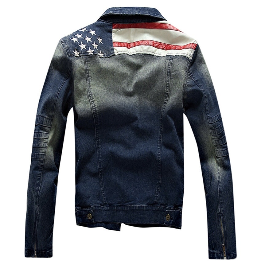 NaranjaSabor Men's Denim Jackets