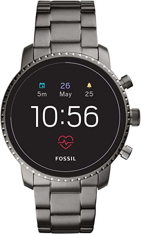 Fossil Men's Gen 4 Explorist HR Stainless Steel Touchscreen Smartwatch