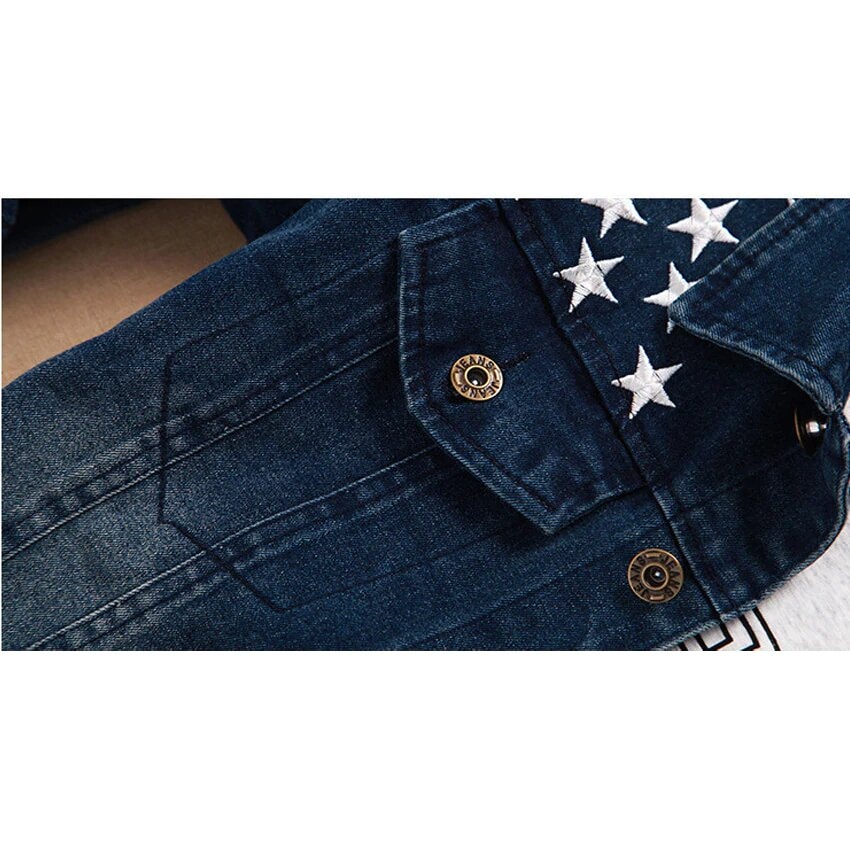 NaranjaSabor Men's Denim Jackets