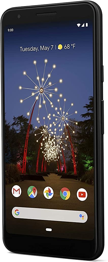 Google - Pixel 3a with 64GB Memory Cell Phone (Unlocked) - Just Black - G020G